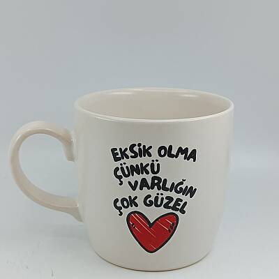 EKSİK OLMA-BODUR KUPA - TRANSPARAN - 1