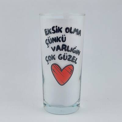 EKSİK OLMA -RAKI BARDAĞI - ŞEFFAF - 1