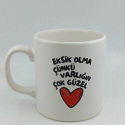 EKSİK OLMA -SİLİNDİR KUPA - TRANSPARAN - 