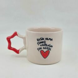 EKSİK OLMA - YILDIZ KUPA - KIRMIZI SAP - 