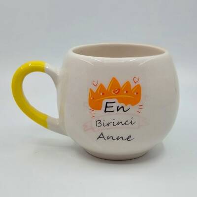 EN BİRİNCİ ANNE - BALON KUPA - SARI SAP - 1