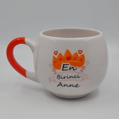 EN BİRİNCİ ANNE - BALON KUPA - TURUNCU SAP - 1