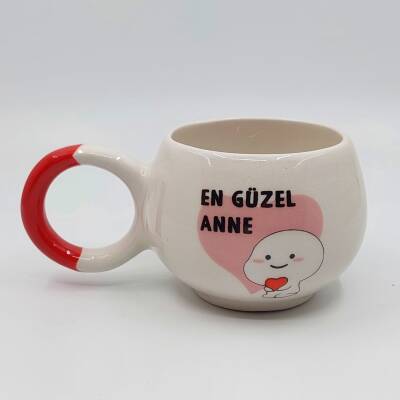 EN GÜZEL ANNE - BALONCUK KUPA - KIRMIZI SAP - 1