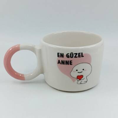 EN GÜZEL ANNE-DÜĞÜM KUPA - PEMBE SAP - 1