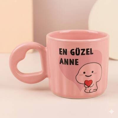 EN GÜZEL ANNE-EROS KUPA - PEMBE SAP PEMBE GÖVDE - 1