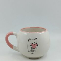 EN SEVDİĞİME-BALON KUPA - PEMBE SAP PEMBE TURNET - 