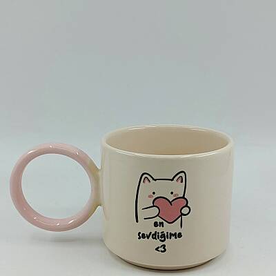 EN SEVDİĞİME-O KUPA - PEMBE SAP - 1