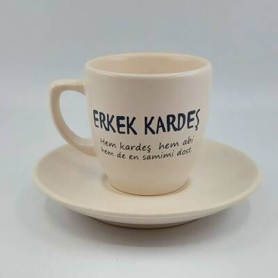 ERKEK KARDEŞ-KLASİK TÜRK KAHVESİ FİNCANI - TRANSPARAN - 1