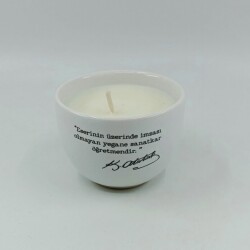 ESERİNİN ÜZERİNDE İMZASI OLMAYAN-MONO MUM - TEKLİ - 