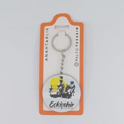 ESKİŞEHİR BANK-AHŞAP ANAHTARLIK - TEKLİ - 