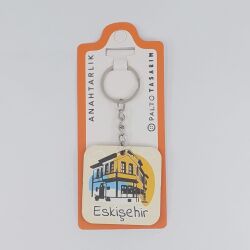 ESKİŞEHİR KÖŞK-AHŞAP ANAHTARLIK - TEKLİ - 