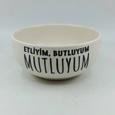 ETLİYİMM BUTLUYUM MUTLUYUM-KASE - TRANSPARAN GÖVDE - 1