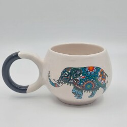 ETNİK FİL - BALONCUK KUPA - SİYAH SAP - 