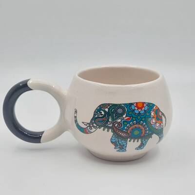 ETNİK FİL - BALONCUK KUPA - SİYAH SAP - 1