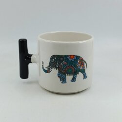 ETNİK FİL - T KUPA - SİYAH SAP - 