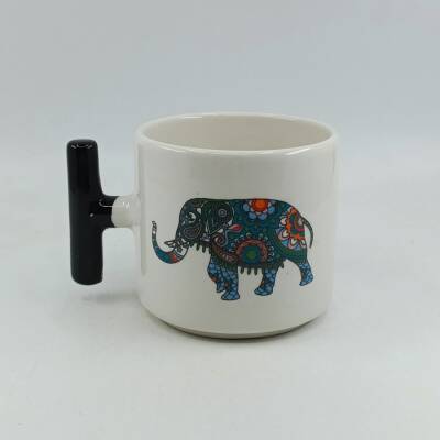 ETNİK FİL - T KUPA - SİYAH SAP - 1