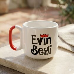 EVİN BEYİ - ARYA ÇAY FİNCANI - TURUNCU SAP - 