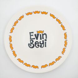 EVİN BEYİ-SATÜRN SUNUM TABAĞI - TRANSPARAN GÖVDE - 
