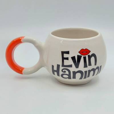 EVİN HANIMI - BALONCUK KUPA - TURUNCU SAP - 1