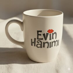 EVİN HANIMI - OVAL KUPA - TRANSPARAN SAP - 