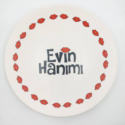 EVİN HANIMI-SATÜRN SUNUM TABAĞI - TRANSPARAN GÖVDE - 1