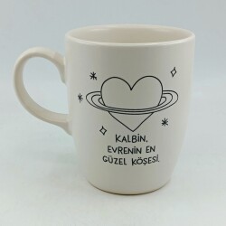 EVRENİN EN GÜZEL KÖŞESİ-OVAL KUPA - TRANSPARAN SAP - 