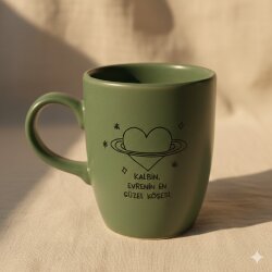 EVRENİN EN GÜZEL KÖŞESİ-OVAL KUPA - YEŞİL SAP YEŞİL GÖVDE YEŞİL İÇ - 