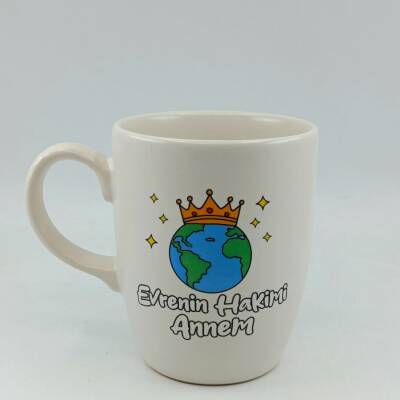 EVRENİN HAKİMİ ANNEM-OVAL KUPA - TRANSPARAN SAP - 1