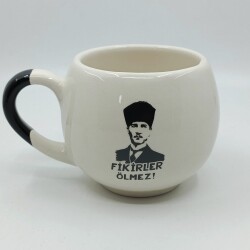 FİKİRLER ÖLMEZ - BALON KUPA - SİYAH SAP - 