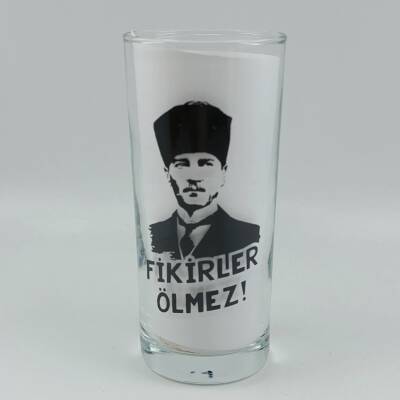 FİKİRLER ÖLMEZ-RAKI BARDAĞI - ŞEFFAF - 1