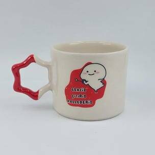 GENCİZ ÇITIRIZ HALLEDERİZ - YILDIZ KUPA - KIRMIZI SAP - 1