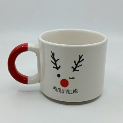 GEYİK MUTLU YILLAR-D KUPA - KIRMIZI SAP - 