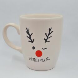 GEYİK MUTLU YILLAR-OVAL KUPA - TRANSPARAN SAP - 