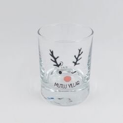 GEYİK MUTLU YILLAR-SHOT BARDAĞI - ŞEFFAF - 