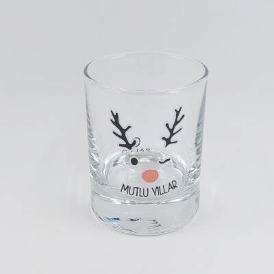 GEYİK MUTLU YILLAR-SHOT BARDAĞI - ŞEFFAF - 1