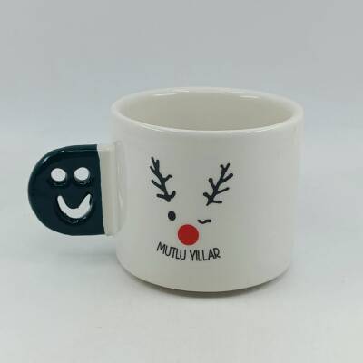 GEYİK MUTLU YILLAR-SMİLE KUPA - YEŞİL SAP - 1