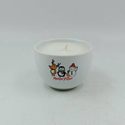 GEYİK PENGUEN KARDANADAM MUTLU YILLAR-MONO MUM - TEKLİ - 1