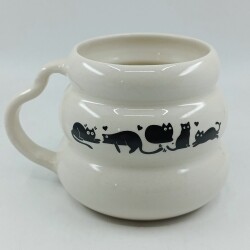 GEZEN KEDİ-KOVAN KUPA - TRANSPARAN SAP - 