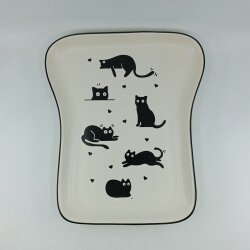 GEZEN KEDİ-NOVA TOST TABAĞI - TRANSPARAN GÖVDE - 