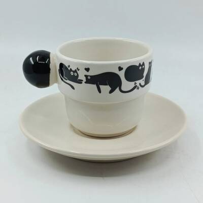 GEZEN KEDİ-PUNTO FİNCAN - SİYAH SAP - 1