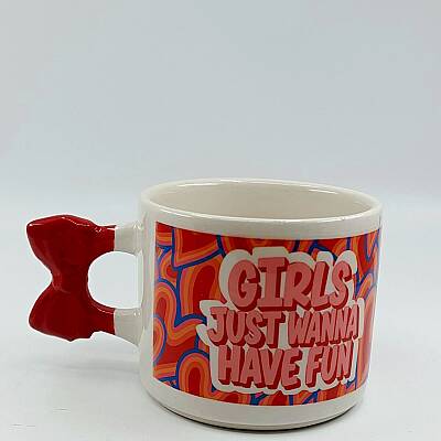 GIRLS JUS-DİJİTAL BASKI KUPA - KURDELE KUPA - 1