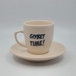 GIYBET TIME-KLASİK TÜRK KAHVESİ FİNCANI - TRANSPARAN GÖVDE - 