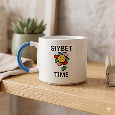 GIYBET TİME PAPATYA-D KUPA - AÇIK MAVİ SAP - 1