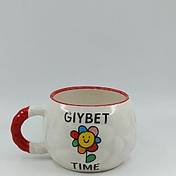 GIYBET TİME PAPATYA-TONTİK KUPA - KIRMIZI SAP - 