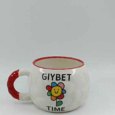 GIYBET TİME PAPATYA-TONTİK KUPA - KIRMIZI SAP - 1