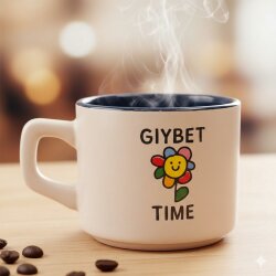 GIYBET TİME PAPATYA-VENUS KUPA - SİYAH İÇ - 