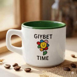 GIYBET TİME PAPATYA-VENUS KUPA - YEŞİL İÇ - 