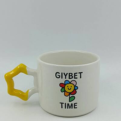 GIYBET TİME PAPATYA-YILDIZ KUPA - SARI SAP - 1