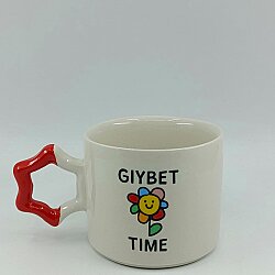 GIYBET TİME PAPATYA-YILDIZ KUPA - TURUNCU SAP - 