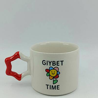 GIYBET TİME PAPATYA-YILDIZ KUPA - TURUNCU SAP - 1